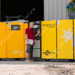 Hệ thống kho lưu trữ máy nén khí trục vít biến tần hande vpm22