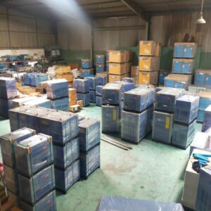 Kho hàng máy nén khí trục vít Hande của Nghĩa Heniken